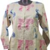 Mayil - Long sleeve special cotton round neck with front buttons