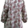 Sheeba - Pink Paisley cotton top - Image 5