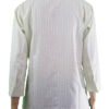 Bina - White Striped Long-Sleeved Cotton Shirt  - Image 4