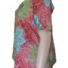 Nalini - Short-Sleeved Red Top with Mandalas - Image 3