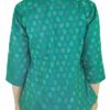 Sheela - 3/4 Sleeve Dark Green Leafy Top - Image 2