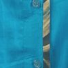 Eve - Blue Cotton Oxford Dress Shirt - Image 5
