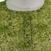 Saira - Green Cotton Blouse - Image 4