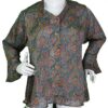 Appu - Blue Paisley Blouse