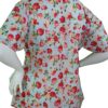 Mariam - Pale Blue and Rose Short-Sleeved Shirt - Image 5