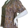 Rani - Brown and Blue Paisley Top - Image 4