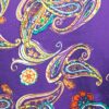 Qira - Purple Paisley Pussy Bow Blouse - Image 7