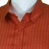 Bina - Henna Cotton Oxford Shirt - Image 4