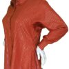 Bina - Henna Cotton Oxford Shirt - Image 3