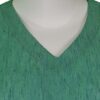 Rani - Green Linen V-Neck Top - Image 5