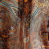 Ann - Brown and Turquoise Paisley Chiffon Blouse - Image 2
